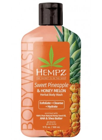 Гель для душу "Солодкий ананас - Медова диня" Hempz Sweet Pineapple & Honey Melon 500 мл