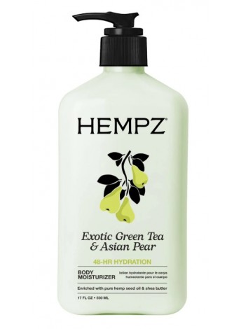 Зволожуюче молочко для тіла "Зелений чай-Азіатська груша" Hempz Exotic Green Tea & Asian Pear Herbal Body Moisturizer 500 мл