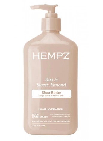 Зволожуюче молочко для тіла "Коа та Солодкий Мигдаль" Hempz Koa & Sweet Almond Herbal Body Moisturizer 500 мл