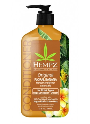 Кондиціонер для фарбованого та пошкодженого волосся Hempz Original Floral Banana Herbal Conditioner 500 мл