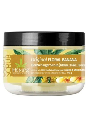 Цукровий скраб для тіла "Original" Hempz Original Floral Banana Herbal Sugar Scrub 176 г