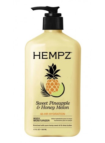 Молочко для тіла "Ананас та Медова Диня" Hempz Sweet Pineapple & Honey Melon Herbal Body Moisturizer 500 мл