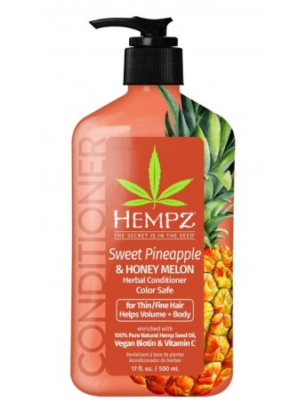 Кондиціонер для об'єму "Солодкий ананас Медова Диня" Hempz Sweet Pineapple & Honey Melon Herbal Conditioner 500 мл Кондиціонер для об'єму "Солодкий ананас Медова Диня" Hempz Sweet Pineapple & Honey Melon Herbal Conditioner 500 мл