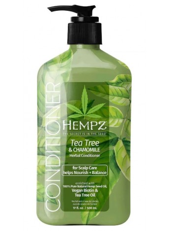 Кондиціонер із чайним деревом для догляду за шкірою голови Hempz Tea Tree & Chamomile Herbal Conditioner