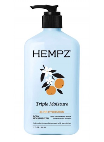 Зволожуюче молочко для тіла потрійної дії Hempz Triple Moisture Herbal Whipped Body Creme 500 мл