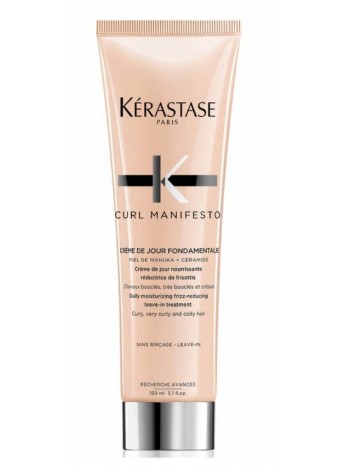 Незмиваючий догляд для хвилястого та кучерявого волосся KERASTASE Curl Manifesto Crème De Jour Fondamentale 150 мл Незмиваючий догляд для хвилястого та кучерявого волосся KERASTASE Curl Manifesto Crème De Jour Fondamentale 150 мл