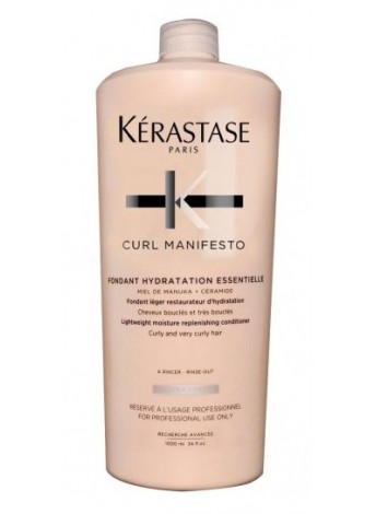 Зволожуючий поживний кондиціонер для хвилястого та кучерявого волосся KERASTASE Curl Manifesto Fondant Hydration Essentielle 1000 мл