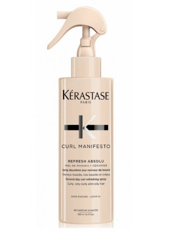 Освіжаючий спрей для хвилястого та кучерявого волосся KERASTASE Curl Manifesto Refresh Absolu 190 мл Освіжаючий спрей для хвилястого та кучерявого волосся KERASTASE Curl Manifesto Refresh Absolu 190 мл