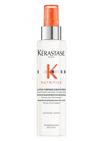 Зволожуючий спрей для волосся для легкого розчісування волосся KERASTASE Nutritive Lotion Thermique Sublimatrice 150 мл Зволожуючий спрей для волосся для легкого розчісування волосся KERASTASE Nutritive Lotion Thermique Sublimatrice 150 мл