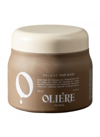 Маска для глибокої реконструкції і зміцнення волосся Oliere Paris Valour Hair Mask 500 мл