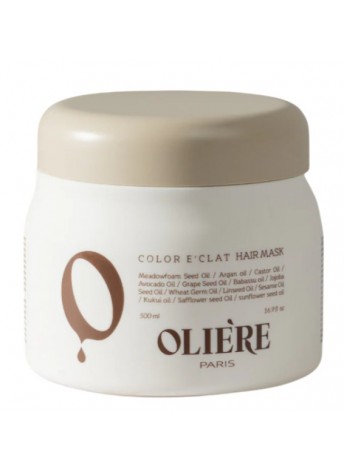 Маска для збереження кольору фарбованого волосся Oliere Paris Color E'Clat Hair Mask 500 мл