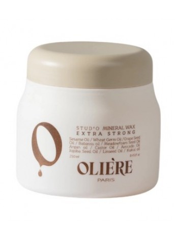 Віск мінеральний екстрасильної фіксації для укладання волосся Oliere Paris Studio Mineral Wax Extra Strong 250 мл