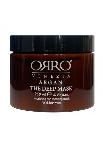 Маска для відновлення волосся глибокої дії з олією аргани ORRO Venezia Argan Deep Mask