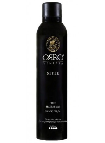 Лак для волосся сильної фіксації ORRO Venezia Style Eco Hairspray Strong 300 мл