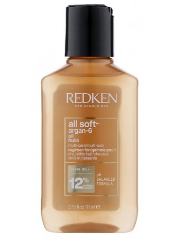Арганова олія для сухого і ламкого волосся Redken All Soft Argan-6 Multi-Care Oil 111 мл