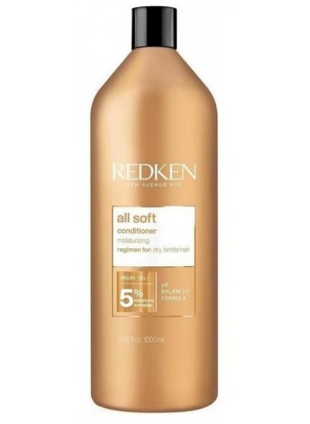 Кондиціонер для сухого і тьмяного волосся Redken All Soft Conditioner 1000 мл