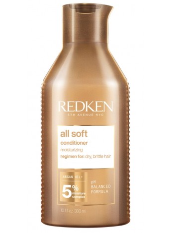 Кондиціонер для сухого і тьмяного волосся Redken All Soft Conditioner 300 мл
