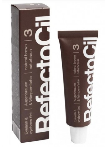 RefectoCil Фарба для брів №3 натурально-коричневий колір 15 мл