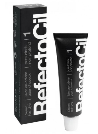 Refectocil Фарба для брів №1 Dark Black глибокий-чорний 15 мл