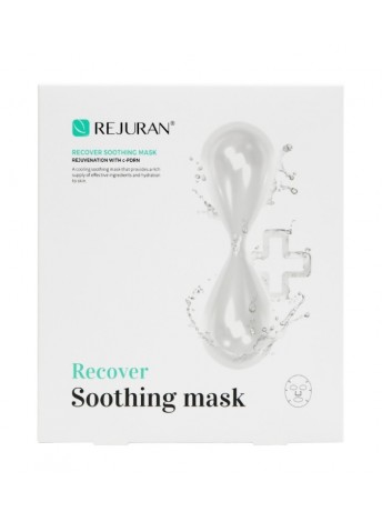 Заспокійлива тканева маска для відновлення шкіри Rejuran Recover Soothing Mask Single 5 шт по 25 мл