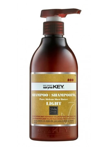 Відновлюючий шампунь із полегшеною формою Saryna Key Light Pure African Shea Butter Shampoo 300 мл