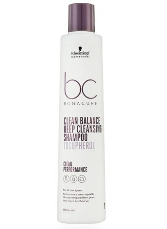 Шампунь для глибокого очищення Schwarzkopf BC Bonacure Clean Balance Deep Cleansing Shampoo 250 мл