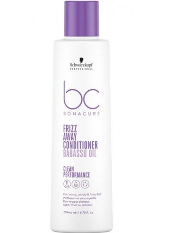 Кондиціонер для гладкості жорсткого, неслухняного волосся Schwarzkopf BC Bonacure Frizz Away Conditioner 250 мл