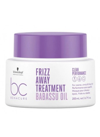 Маска для гладкості жорсткого, неслухняного волосся Schwarzkopf BC Bonacure Frizz Away Treatment 200 мл