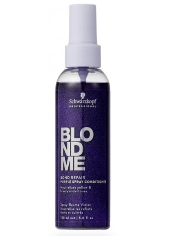 Фіолетовий спрей-кондиціонер для волосся Schwarzkopf BlondMe Bond Repair Purple Spray Conditioner 150 мл