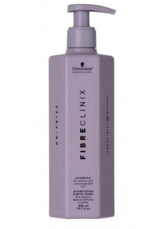 Шампунь для жорстокого та неслухняного волосся Schwarzkopf Fibre Clinix De-Frizz Shampoo 300 мл