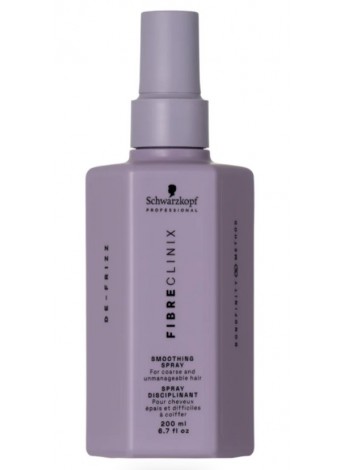 Розгладжуючий спрей для жорстокого та неслухняного волосся Schwarzkopf Fibre Clinix De-Frizz Smoothing Spray 200 мл