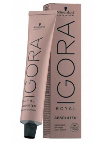 Стійка фарба для сивого волосся Schwarzkopf Igora Royal Absolutes, 60 мл