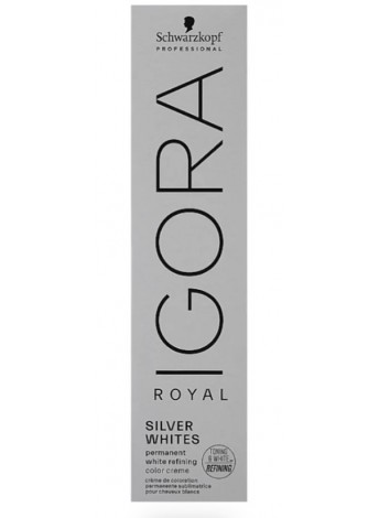 Тонуюча фарба для створення холодних тонів Schwarzkopf Igora Royal Absolutes Silverwhite, 60 мл