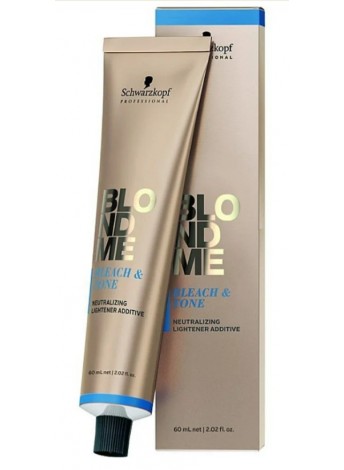 Добавка для нейтралізації та освітлення волосся Schwarzkopf Professional BlondMe Bleach Tone Фіолетовий 60 мл