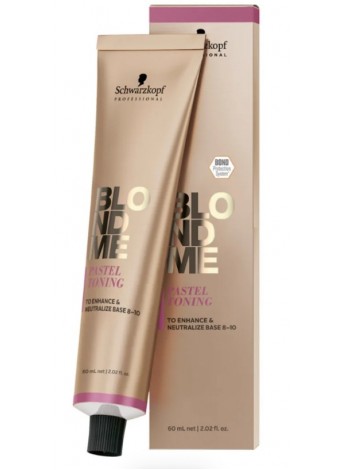 Бондінг-крем для тонування волосся у пастельні відтінки Schwarzkopf Professional BlondMe Pastel Toning 60 мл
