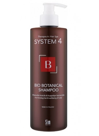 Ботанічний шампунь від випадіння волосся Sim Sensitive System 4 BB Shampoo 500 мл