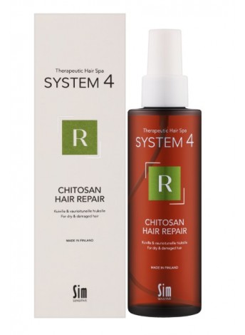 Спрей "R" для відновлення структури волосся Sim Sensitive System 4 Chitosan Hair Repair 150 мл