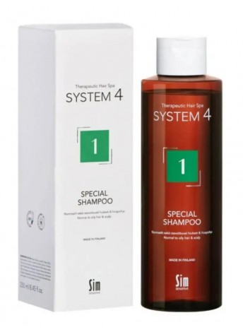 Шампунь №1 для нормальної шкіри голови і схильної до жирності System 4 Climbazole Shampoo 1, 250 мл