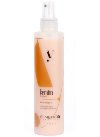 Двохфазний спрей-кондиціонер для реконструкції пошкодженого волосся з кератином Sinergy Y4.4 B-phase 200 мл