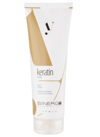 Маска Smart для реконструкції пошкодженого волосся з кератином Y4.2 Sinergy Keratin Mask 250 мл