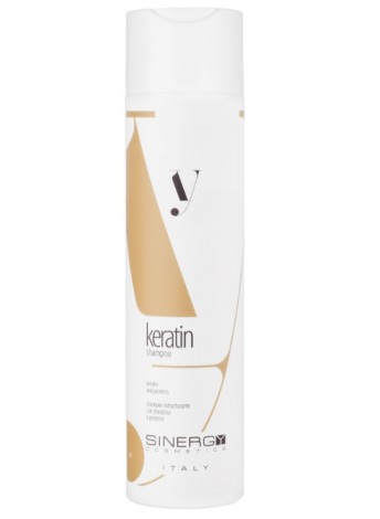 Шампунь для реконструкції пошкодженого волосся з кератином Y4.1 Sinergy Keratin Shampoo 250 мл