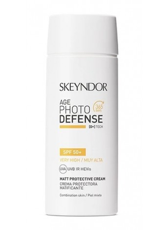 Захисний крем для обличчя матуючий Skeyndor Age Photo Defense Matt Protective Cream SPF50+, 75 мл