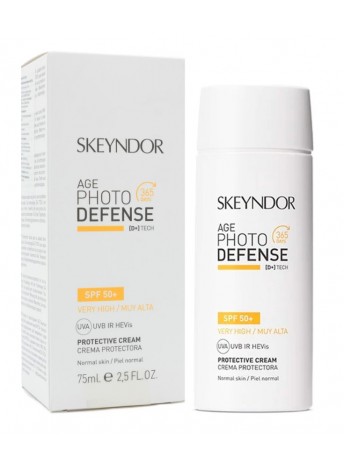 Захисний крем для сухої та нормальної шкіри обличчя Skeyndor Age Photo Defense Protective Cream SPF50+, 75 мл