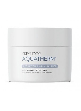 М'який крем для нормальної та жирної шкіри Skeyndor Aquatherm Cream Normal to Oily Skin, 50 мл