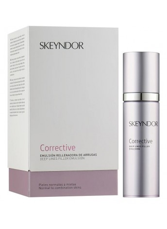 Емульсія-філер від глибоких зморшок для жирної шкіри Skeyndor Corrective deep lines filler emulsion 50 мл Емульсія-філер від глибоких зморшок для жирної шкіри Skeyndor Corrective deep lines filler emulsion 50 мл