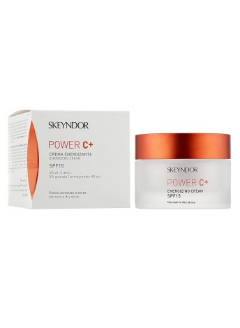 Антиоксидантний крем для нормальної та сухої шкіри Skeyndor Power C+ Energizing Cream SPF 15 50 мл Антиоксидантний крем для нормальної та сухої шкіри Skeyndor Power C+ Energizing Cream SPF 15 50 мл