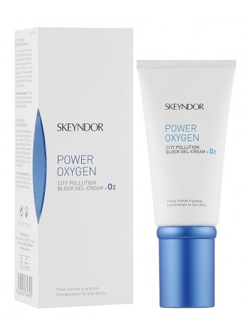 Кисневий детокс гель-крем для комбінованої шкіри Skeyndor Power Oxygen City Pollution Block Gel-Cream + O2, 50 мл