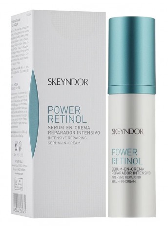 Крем-сироватка, що інтенсивно відновлює, Skeyndor Power Retinol Intensive Repairing Serum-in-Cream, 30 мл Крем-сироватка, що інтенсивно відновлює, Skeyndor Power Retinol Intensive Repairing Serum-in-Cream, 30 мл