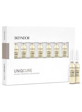 Активний нічний концентрат, що відновлює 8 годин Skeyndor Uniqcure Bh night repairing concentrate 7шт по 2 мл