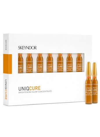 Активний освітлюючий концентрат Сяйво Skeyndor Uniqcure Brightening glow concentrate 7шт по 2 мл